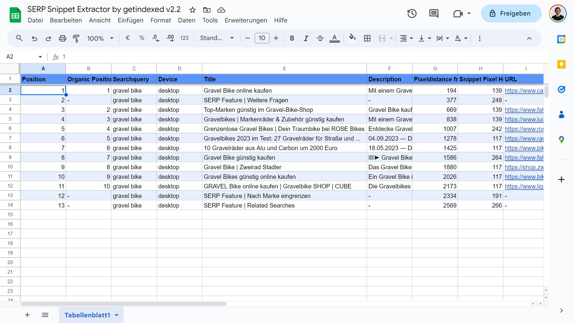 SERP Snippet Extractor 2.2